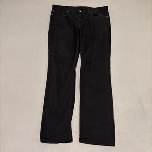 Levis 511 Slim Fit Black Chino Pants Mens 36x32 Stretch Preppy Business Casual
